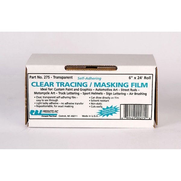 Rbl Products 2in CLEAR TRACING MASKING FILM 277 - main